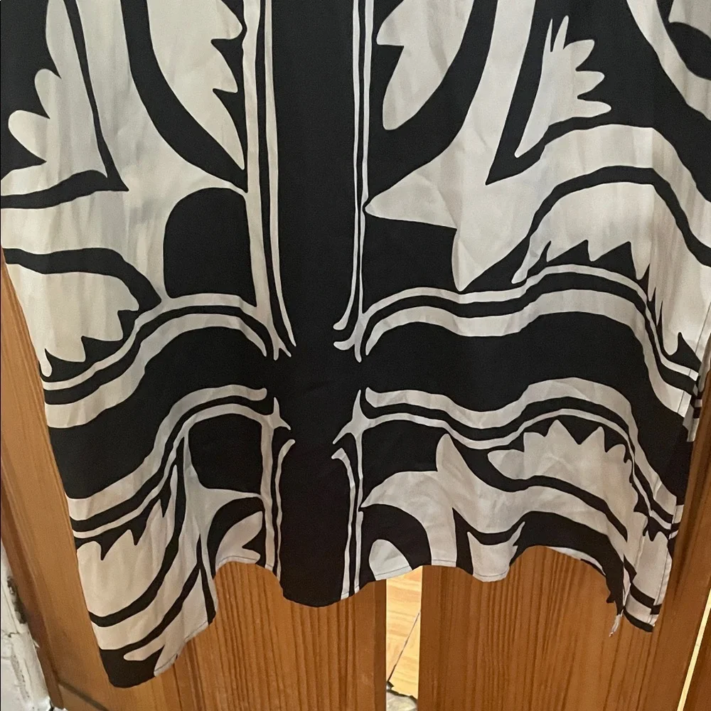 Mango Black and White Maxi Dress - Picture 6 of 7